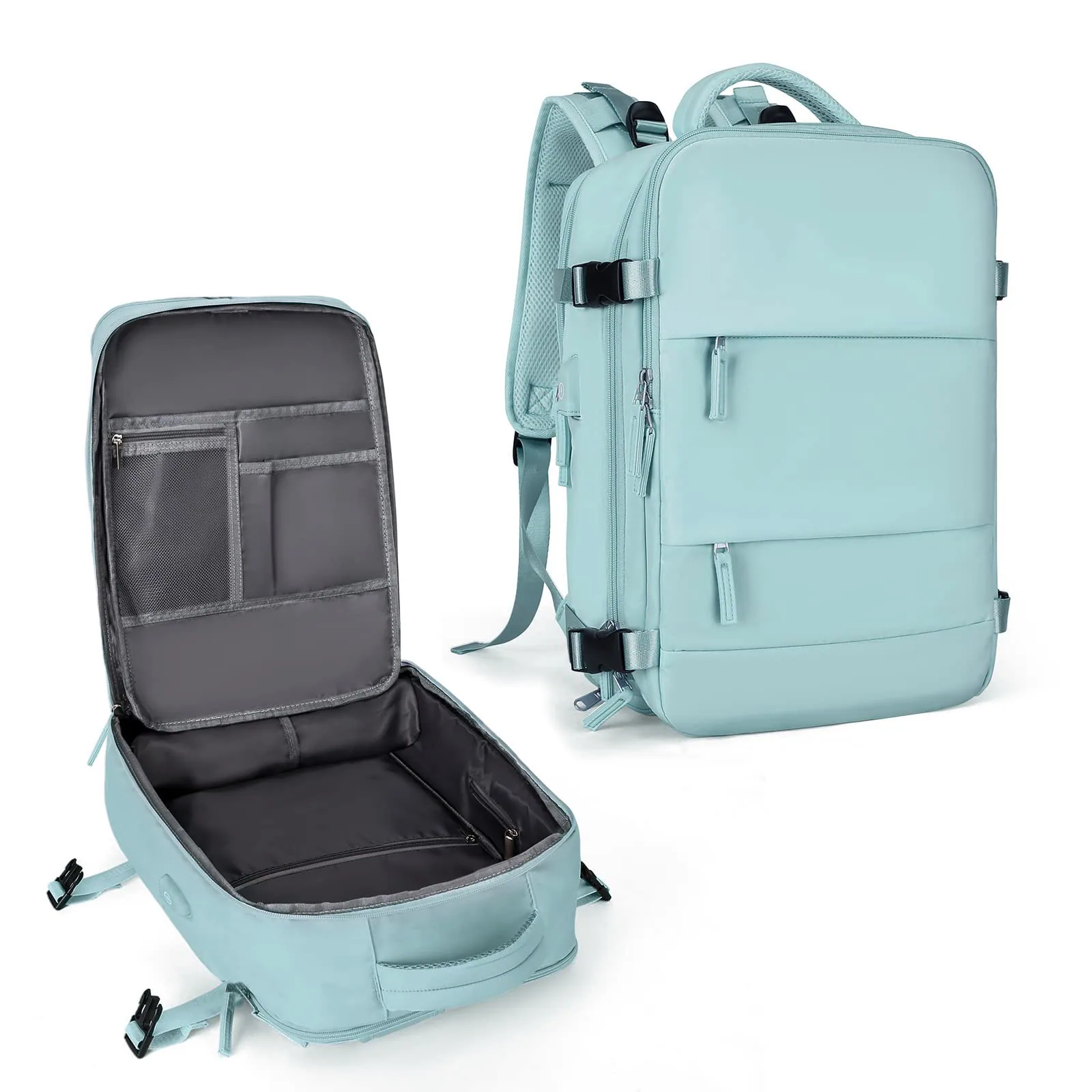 cross-border travel backpack women's large capacity multifunctional backpack male student school bag travel bag travel backpack womens large capacity multifunctional backpack male student school bag travel bag 21