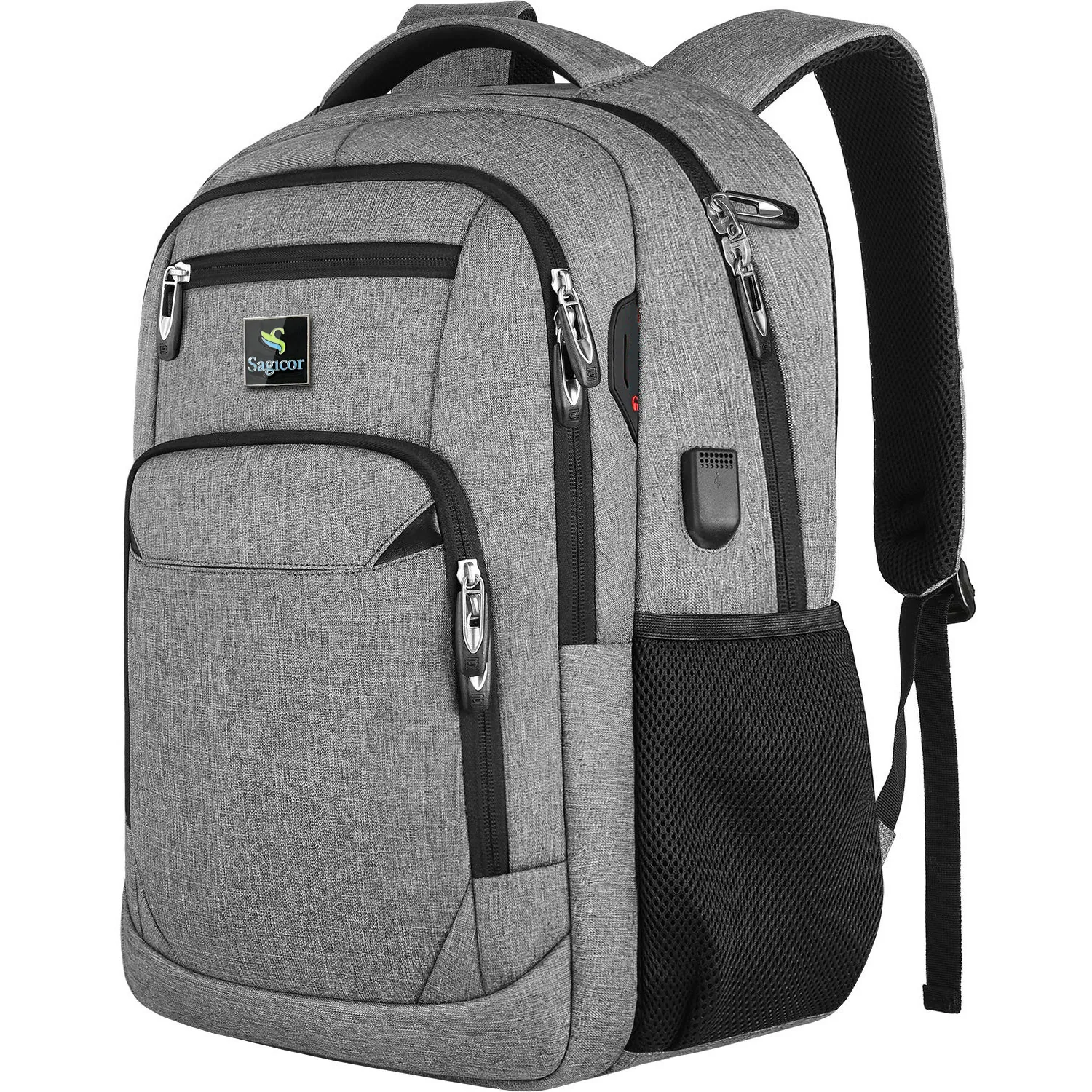 Cross-border large capacity men's backpack high-end travel backpack business laptop backpack customization large capacity mens backpack high-end travel backpack business laptop backpack customization 5