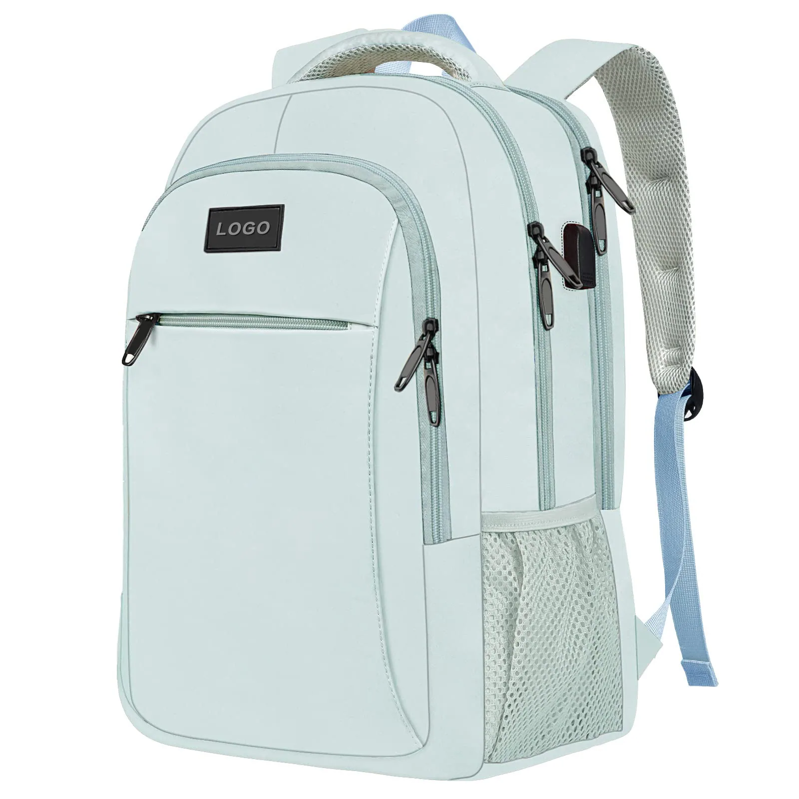 Cross-border backpack men's high-end feeling large capacity business backpack travel laptop backpack customizat-backpack mens high-end feeling large capacity business backpack travel laptop backpack customizat 9