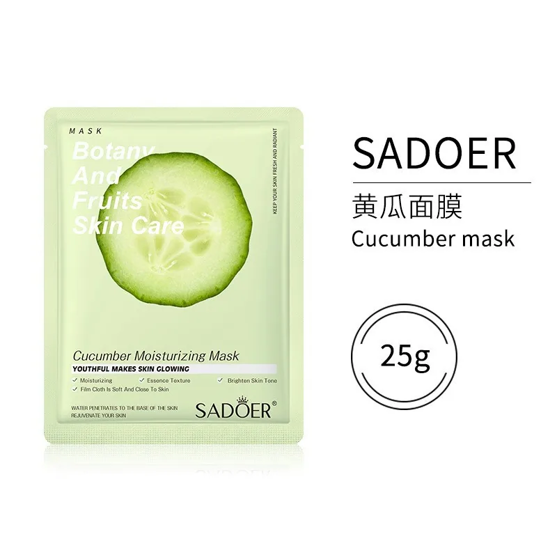 Facial MaskSADOER Plant Fruit Mask Facial MaskRose Hydrating and Moisturizing Cross-border Foreign Trade 4