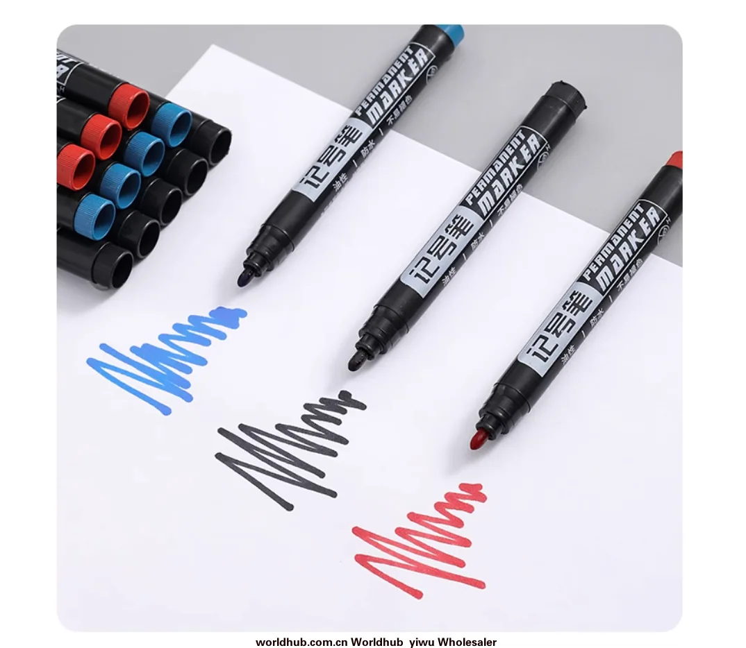 Big pen large marker pen bold oily quick-drying waterproof and oil-proof large capacity non-fading factory direct sales and wholesale 2