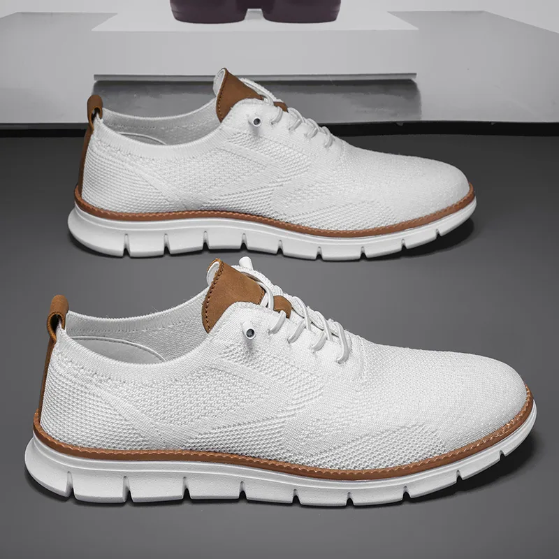 Large size men's shoes cross-border fashion fabric breathable casual shoes outdoor soft sole lightweight slip-on sports shoes wholesale