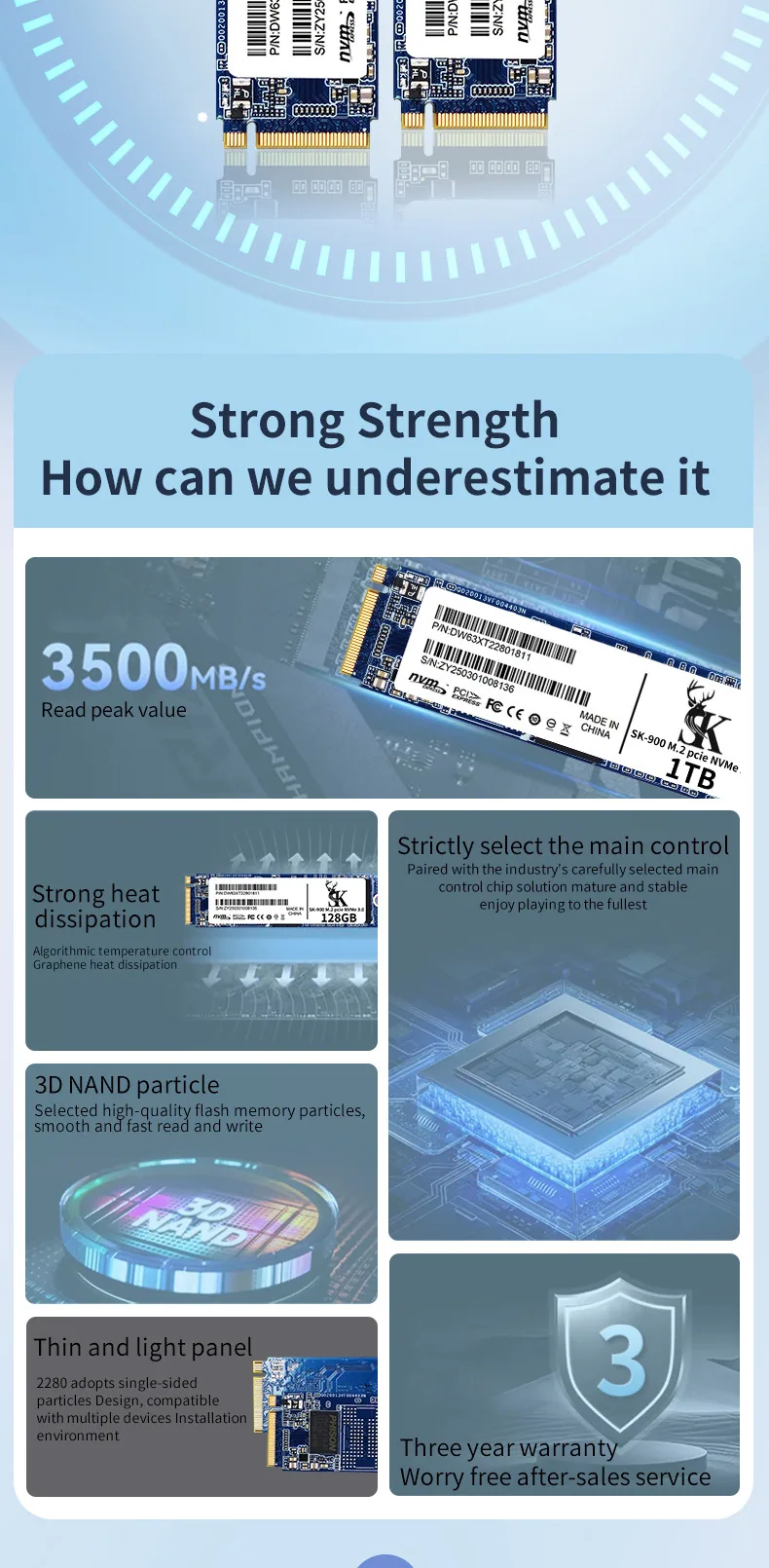 English 5000+NVMe4.0 solid state drive 2280512g notebook 2tPCIe protocol ssd1t - Hard Drives 8