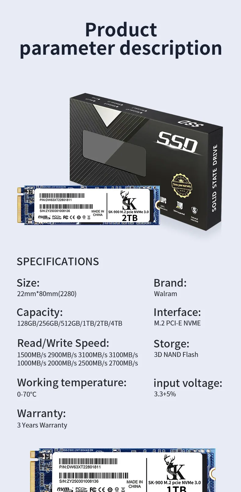English 5000+NVMe4.0 solid state drive 2280512g notebook 2tPCIe protocol ssd1t - Hard Drives 11