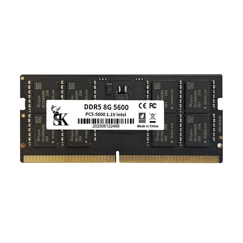 English DDR516G32G48005600 notebook memory module fully compatible with dual pass without picking boards