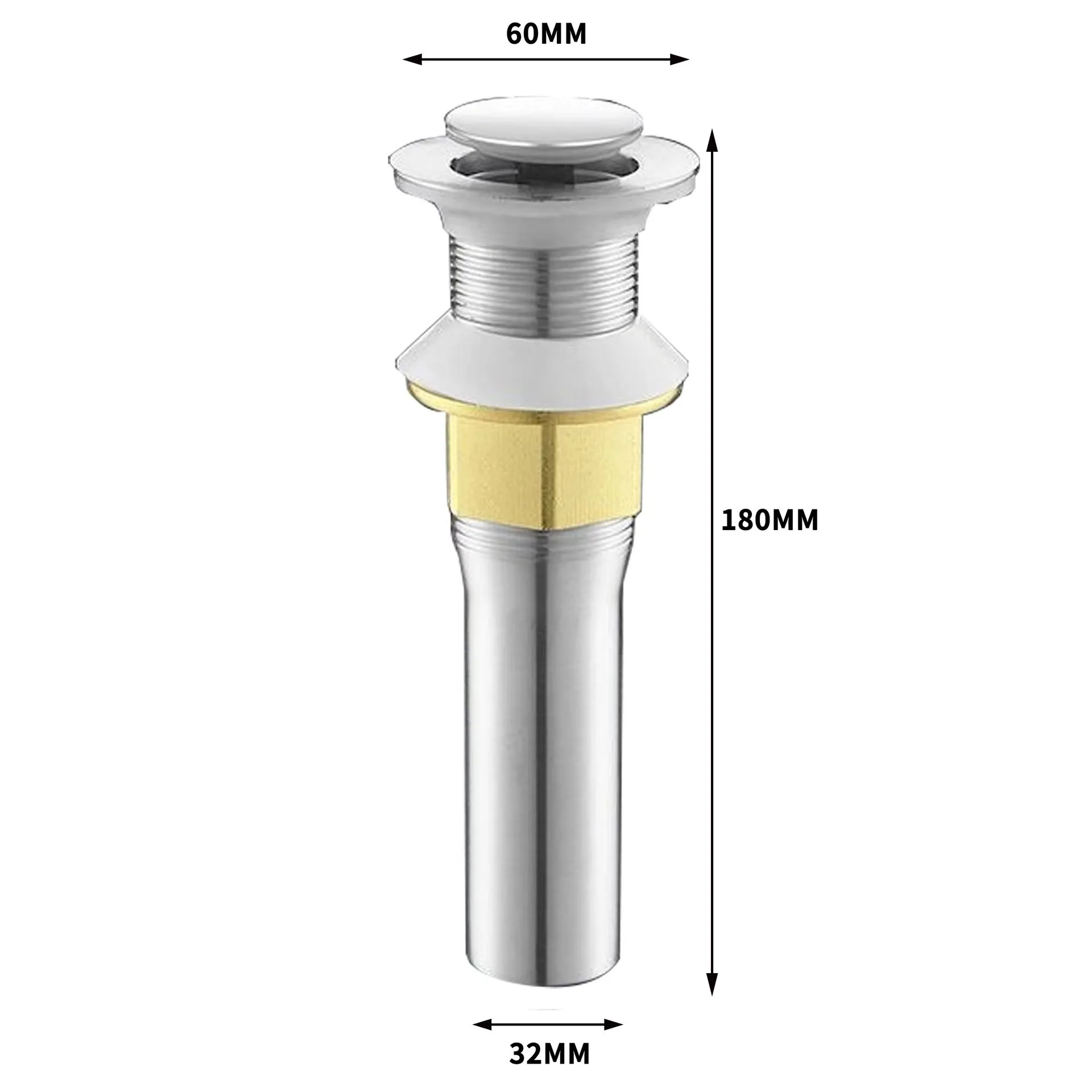 Direct selling stainless steel basin drainer drain pipe basin wash basin anti-odor leakage plug pool drainage accessories 13