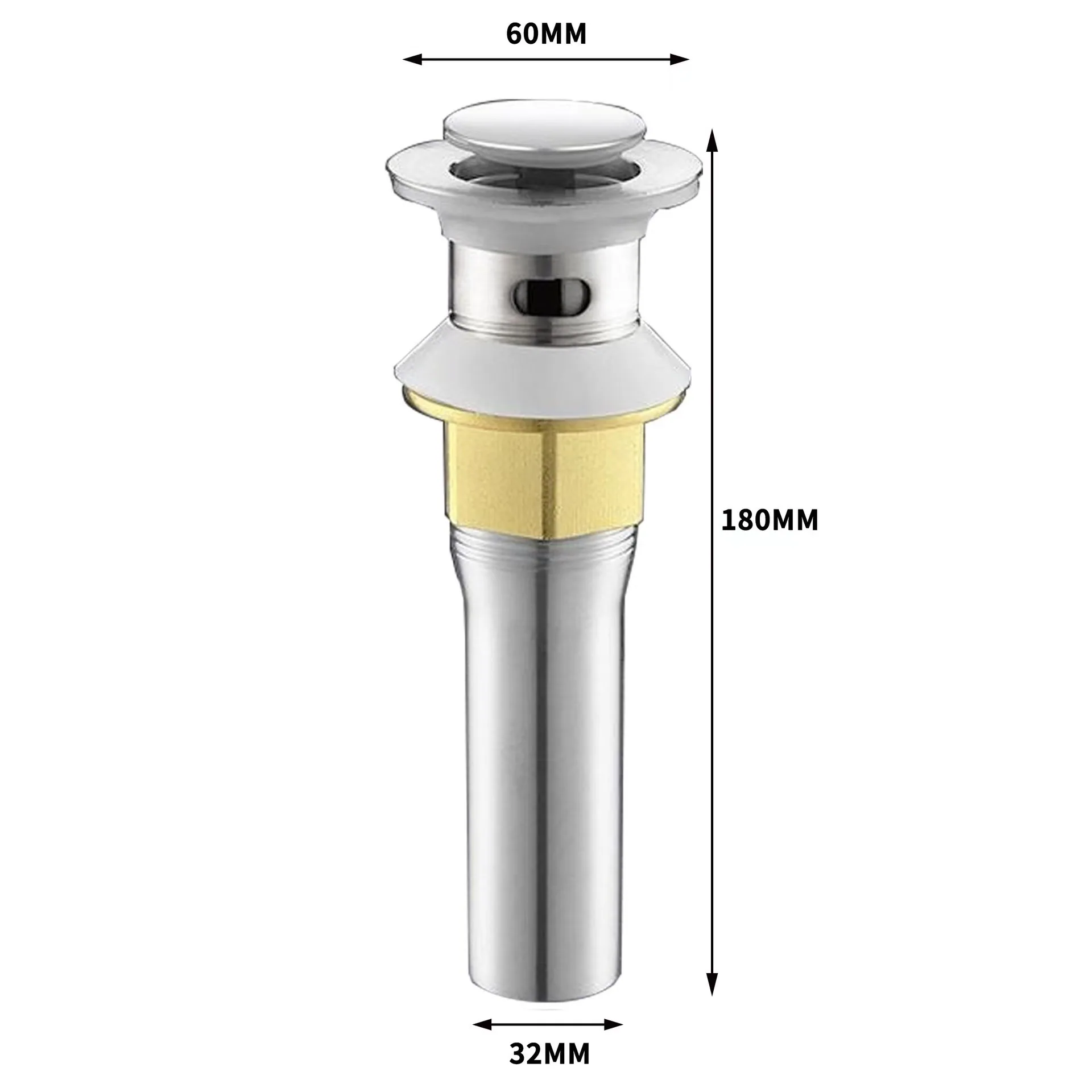 Direct selling stainless steel basin drainer drain pipe basin wash basin anti-odor leakage plug pool drainage accessories 12