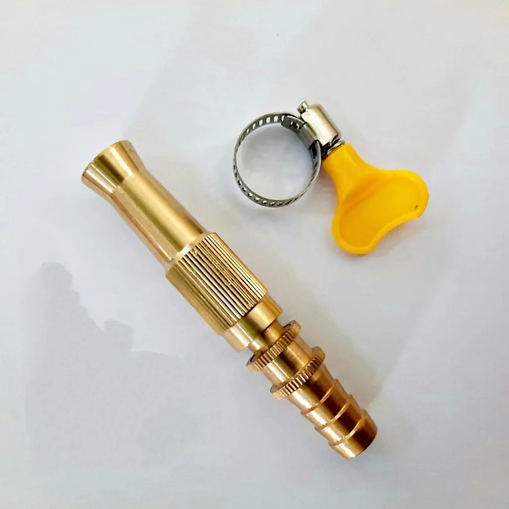Faucet all-copper universal quick connector car wash high-pressure water gun watering flowers booster nozzle vibrato same style water pipe - Bathroom Sinks 4