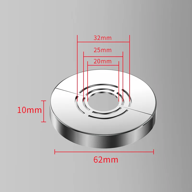 Heightened and thickened split shower decorative cover faucet angle valve water heater heating pipe water pipe ugly cover self-adhesive - Bathroom Sinks