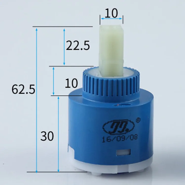 Taiwan Jiujiu valve core hot and cold valve core vegetable basin basin faucet accessories 35#40MM flat foot ceramic valve core - Bathroom Sinks 2