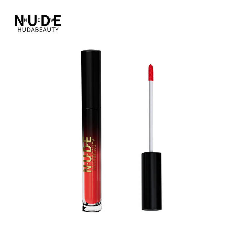 nnuedwehudabeauty cross-border Amazon makeup liquid lipstick lip gloss set non-stick cup lip glaze anti 3