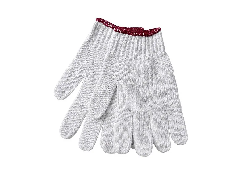 Labor protection gloves cotton thread cotton yarn wear-resistant thickened safflower white car repair protection work nylon wholesale construction site work 24