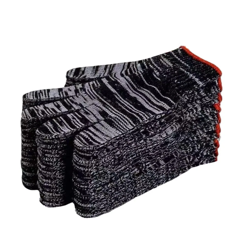 Labor protection gloves cotton thread cotton yarn wear-resistant thickened safflower white car repair protection work nylon wholesale construction site work 19