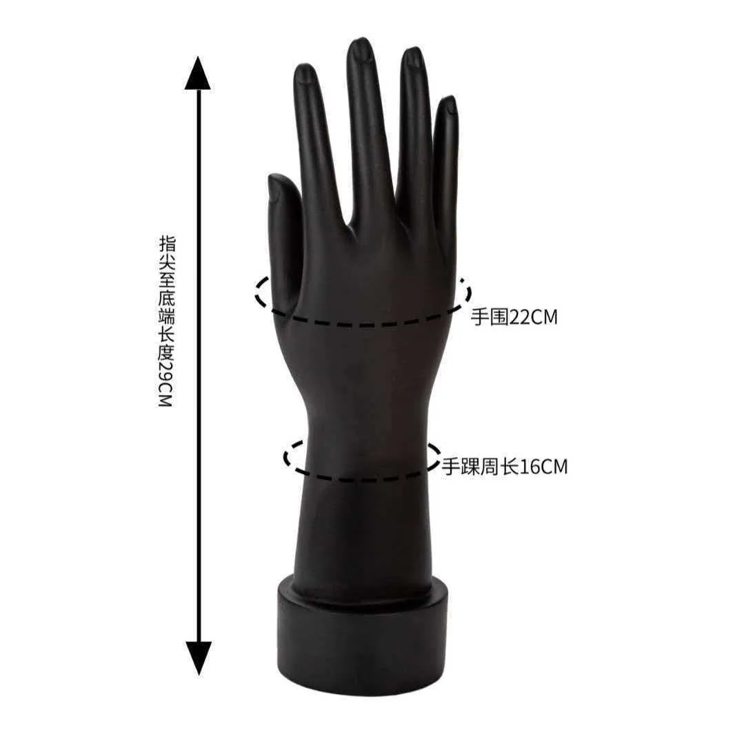 Vinyl PVC female short hand mold hand mold plastic hand mold gloves model ring female model hand female hand model props 5