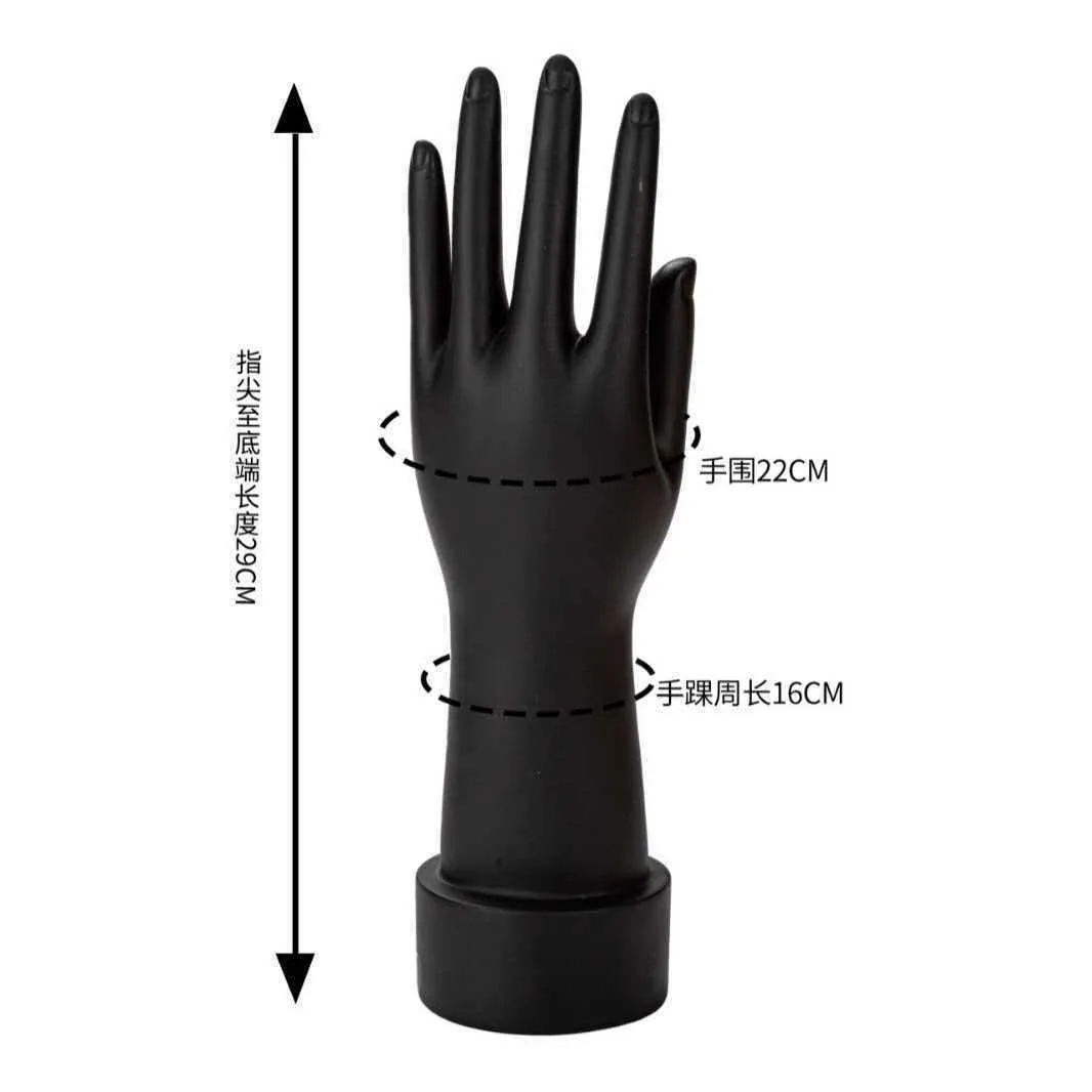 Vinyl PVC female short hand mold hand mold plastic hand mold gloves model ring female model hand female hand model props 6