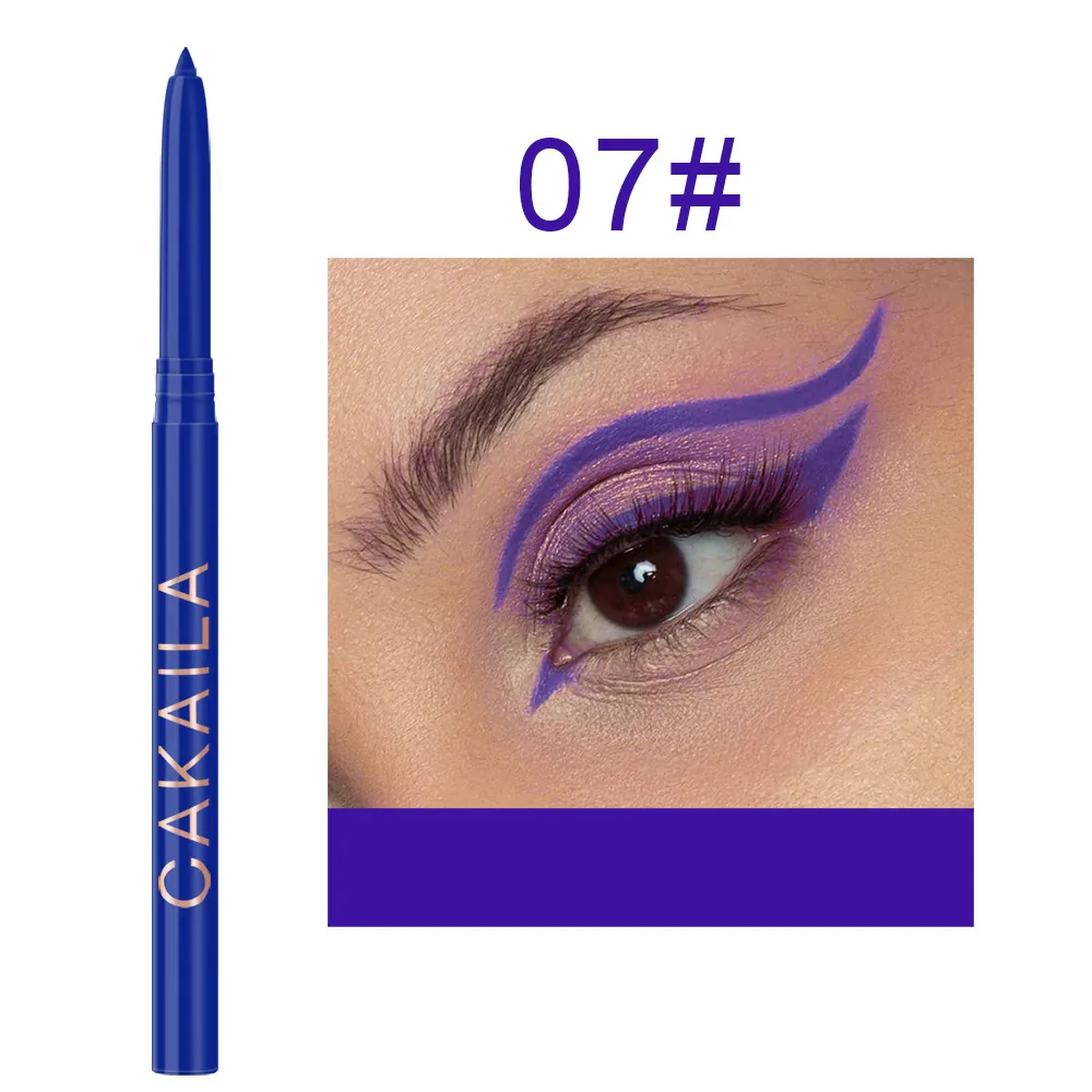 CAKAILA18 color eyeliner pencil set color classification display, multi color can be selected to meet different makeup needs