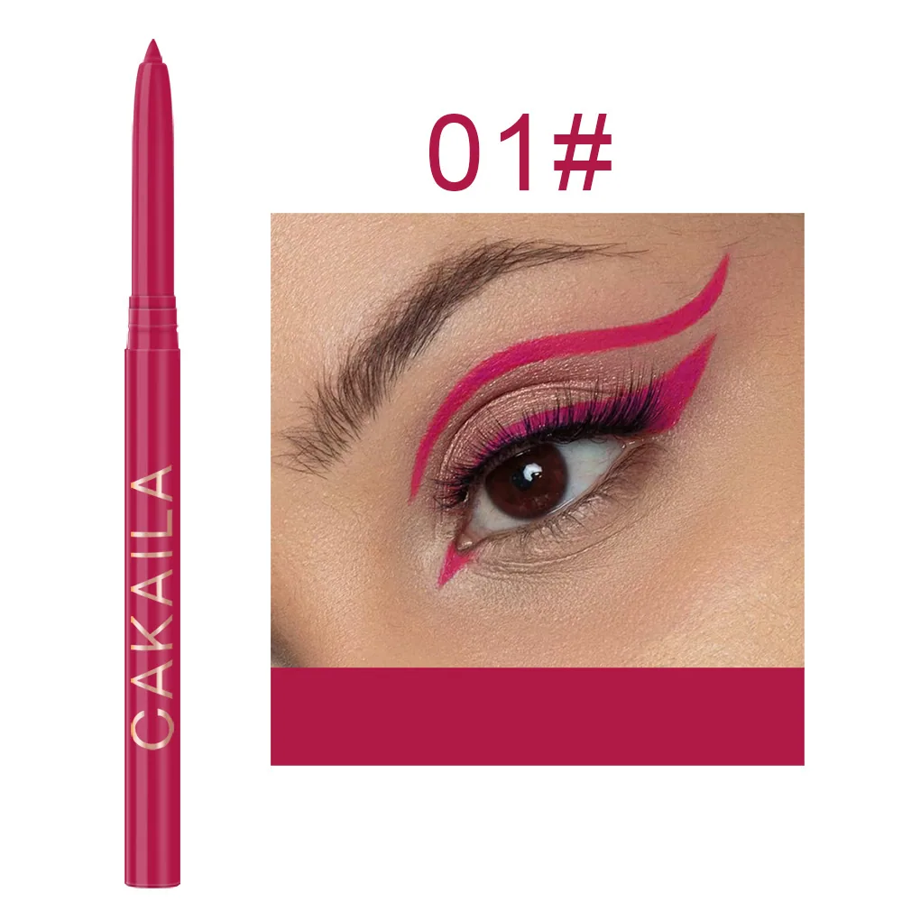 CAKAILA18 color eyeliner pencil set scene display, suitable for daily commuting to dinner parties, creating exquisite eye mak