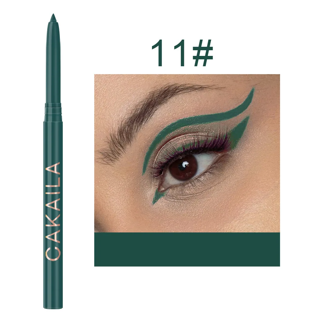 CAKAILA18 eyeliner pencil set scene display, suitable for daily commuting party makeup, Yiwu color makeup supply