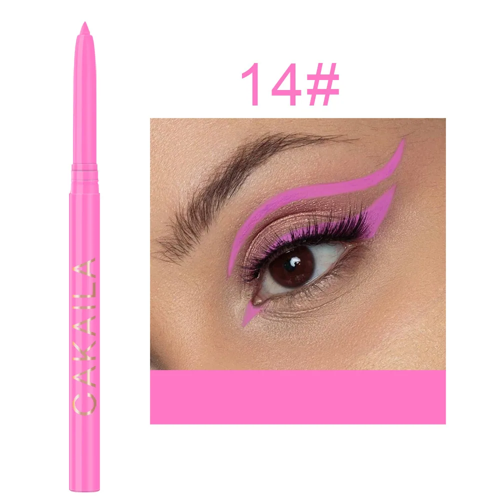 CAKAILA 18 color eyeliner pen set outer box packaging display, 15.5x1x13.3cm box, Yiwu Ouou import and export