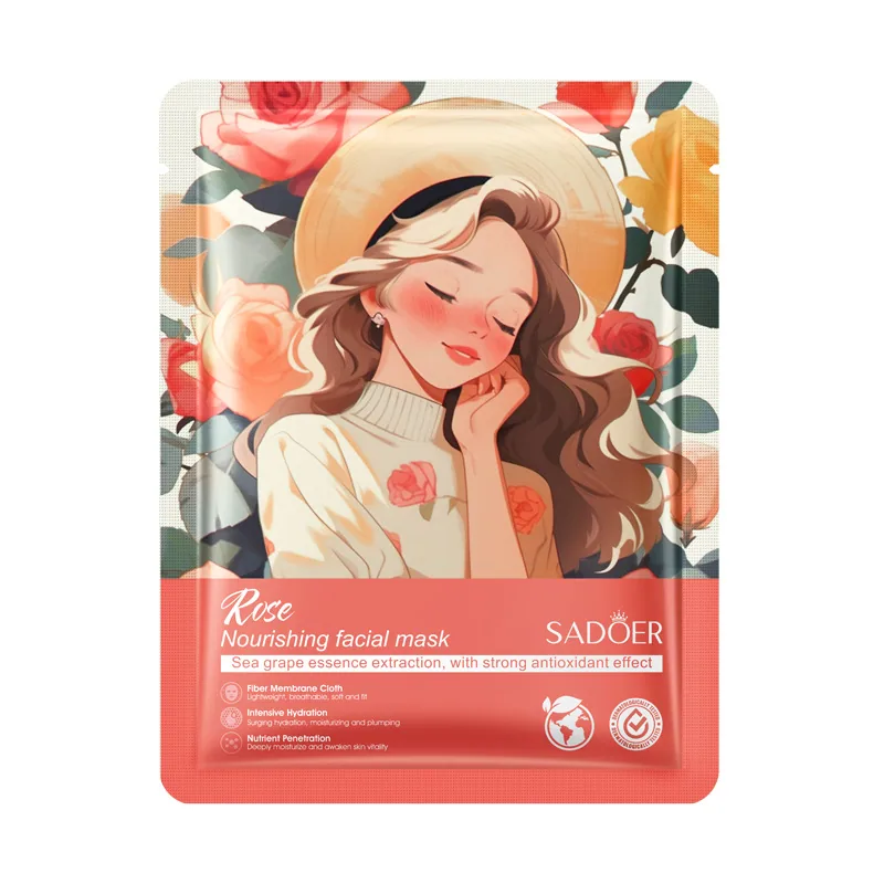 Full English Mask SADOER Plant Fruit Whitening and Anti-Wrinkle Mask Facial mask cross-border skin care products 5