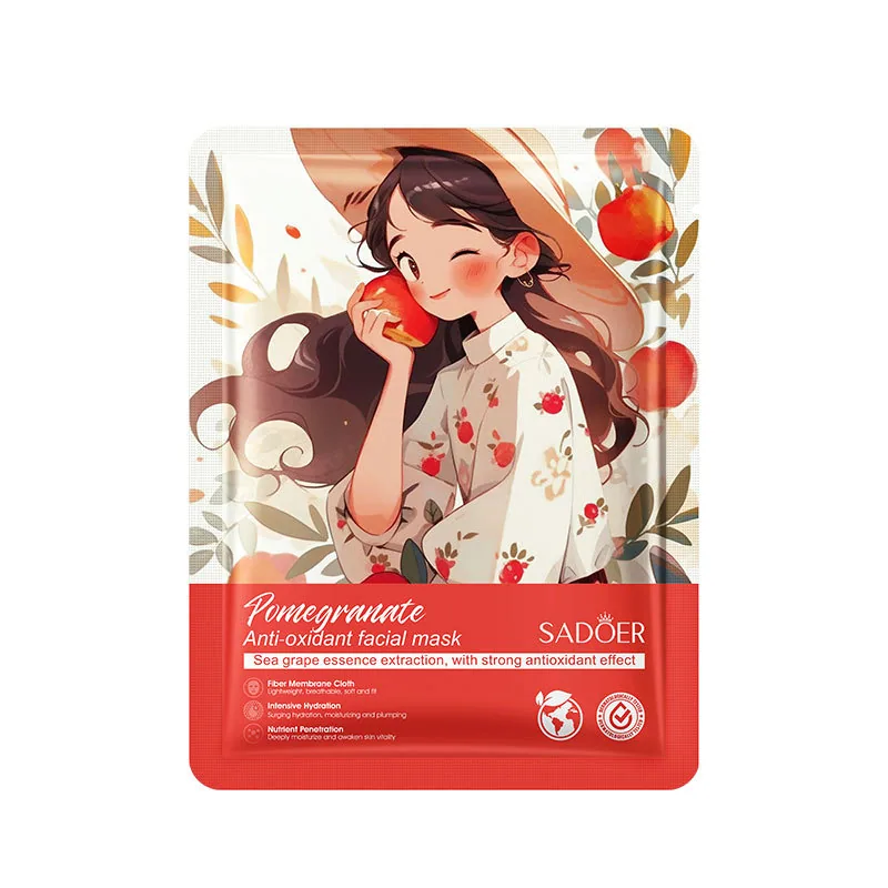Full English Mask SADOER Plant Fruit Whitening and Anti-Wrinkle Mask Facial mask cross-border skin care products 8