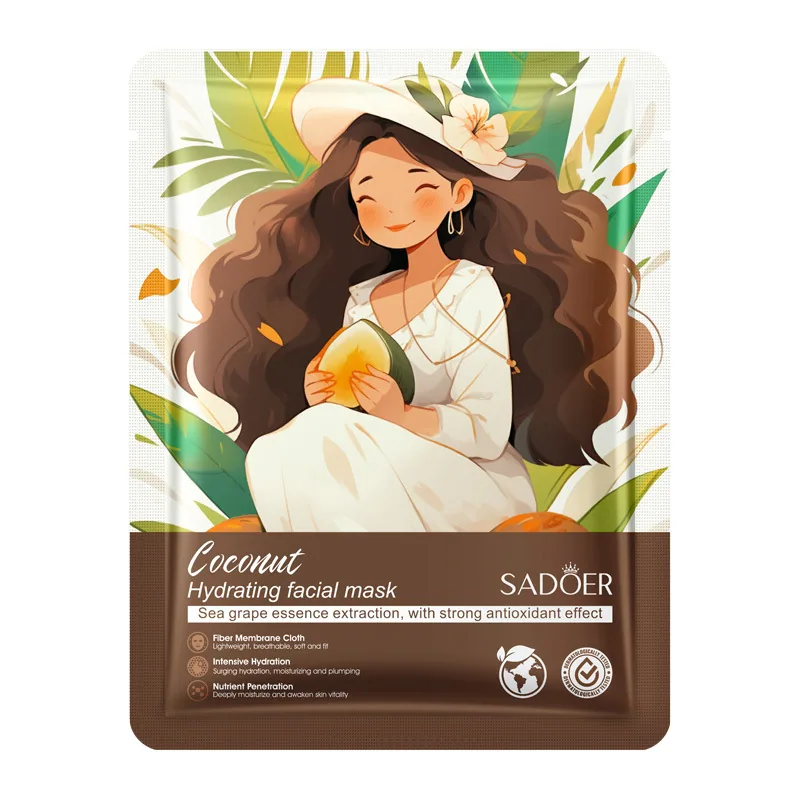 Full English Mask SADOER Plant Fruit Whitening and Anti-Wrinkle Mask Facial mask cross-border skin care products 10