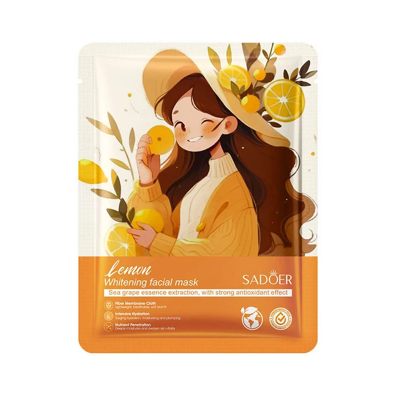 Full English Mask SADOER Plant Fruit Whitening and Anti-Wrinkle Mask Facial mask cross-border skin care products 6