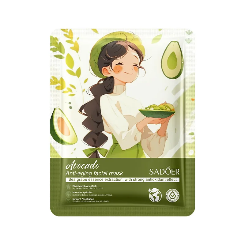 Full English Mask SADOER Plant Fruit Whitening and Anti-Wrinkle Mask Facial mask cross-border skin care products 7