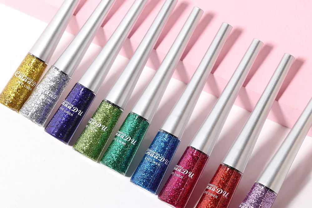 CmaaDu 16 color set golden onion powder eyeliner liquid 11