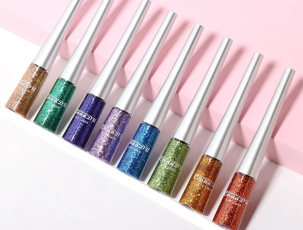 CmaaDu 16 color set golden onion powder eyeliner liquid 12