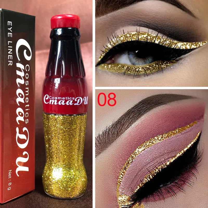 CmaaDu Color Golden Onion Powder eyeliner Liquid 8