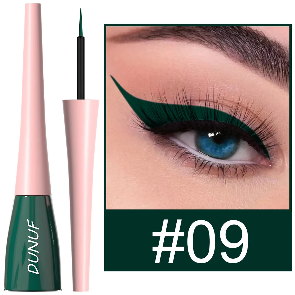 DUNUF18 color durable waterproof color eyeliner liquid pen for foreign trade 9
