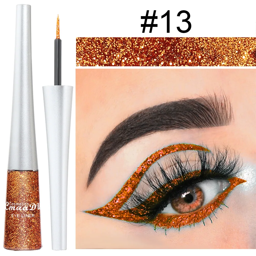 CmaaDu 16 color golden onion powder eyeliner liquid 13