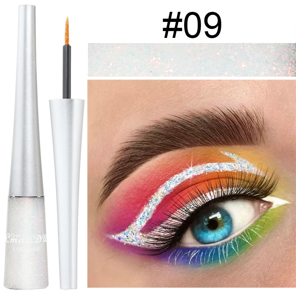CmaaDu 16 color golden onion powder eyeliner liquid 9