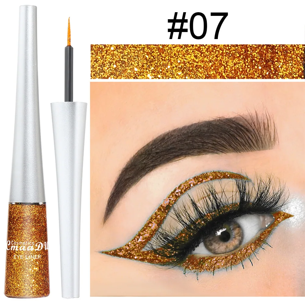 CmaaDu 16 color golden onion powder eyeliner liquid 7