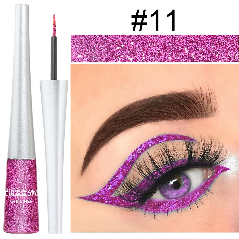 CmaaDu 16 color golden onion powder eyeliner liquid 11
