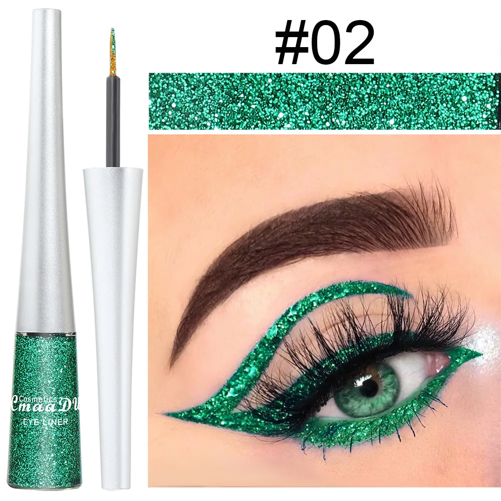 CmaaDu 16 color golden onion powder eyeliner liquid 2