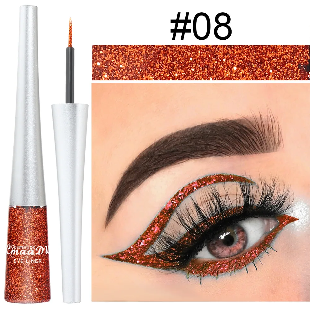 CmaaDu 16 color golden onion powder eyeliner liquid 8