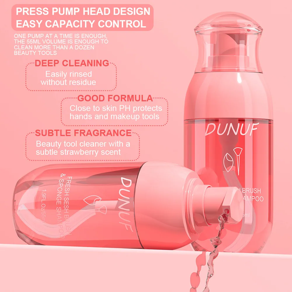 DUNUF 55ML Makeup Tool Cleaner for Foreign Trade 16