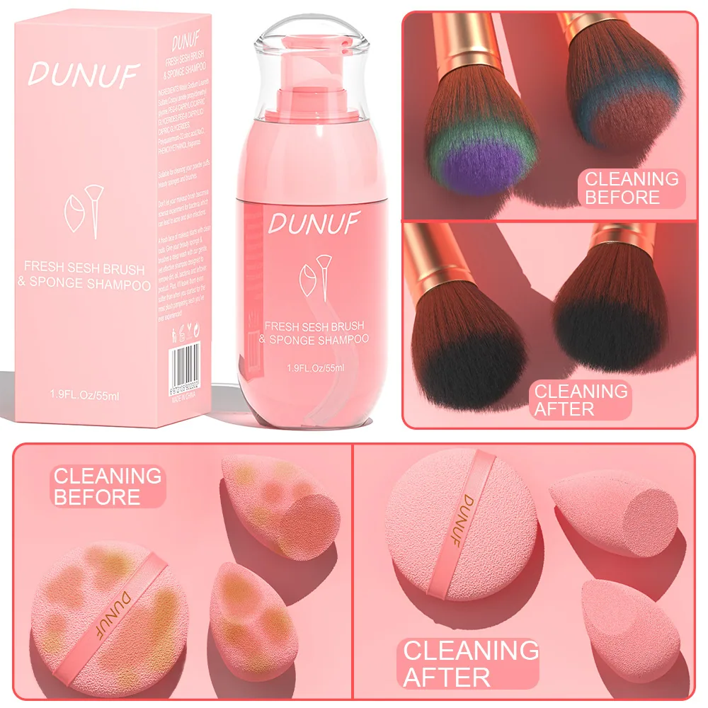 DUNUF 55ML Makeup Tool Cleaner for Foreign Trade 5