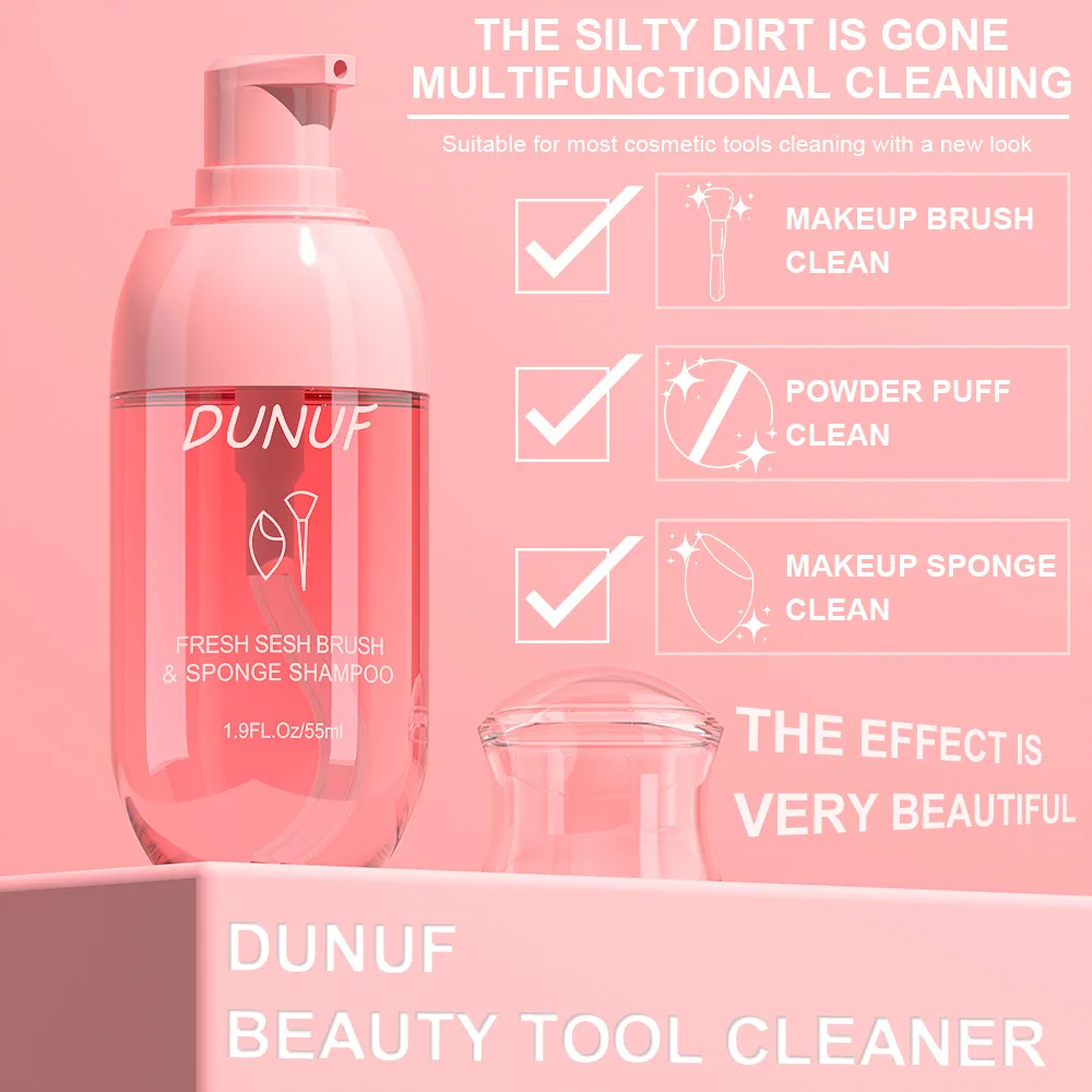 DUNUF 55ML Makeup Tool Cleaner for Foreign Trade 14