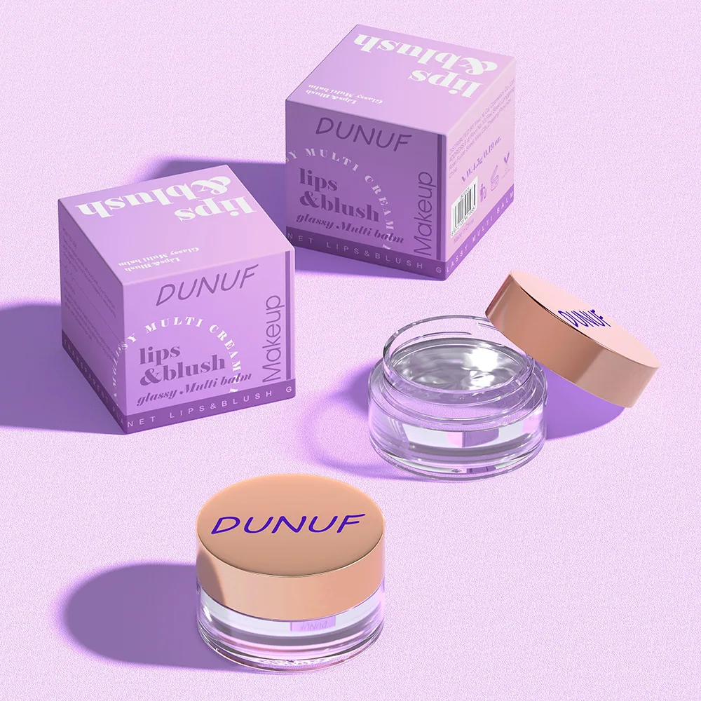 DUNUF transparent gel glass color change powder blusher liquid for foreign trade 13