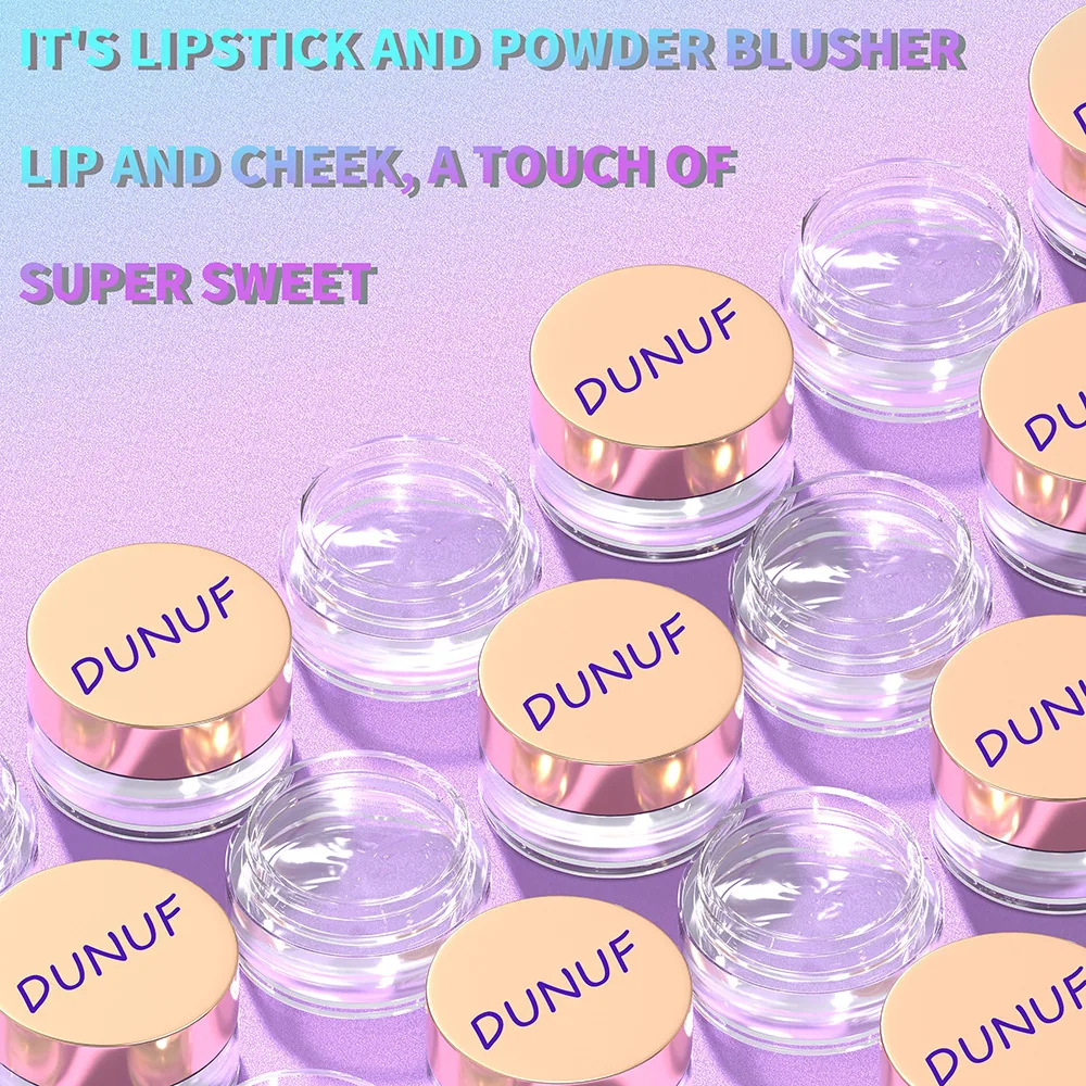 DUNUF transparent gel glass color change powder blusher liquid for foreign trade 15