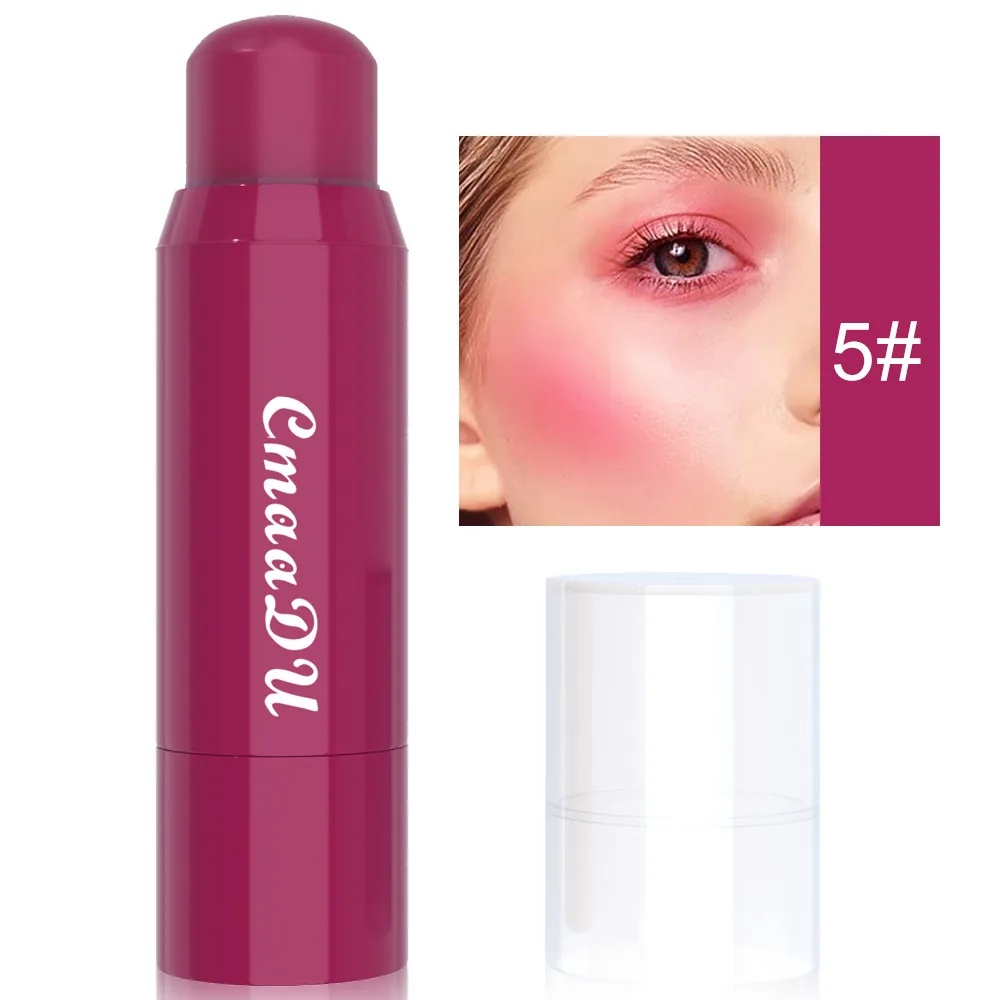 For foreign trade: CmaaDu 6 color powder blusher lipstick eye shadow 5