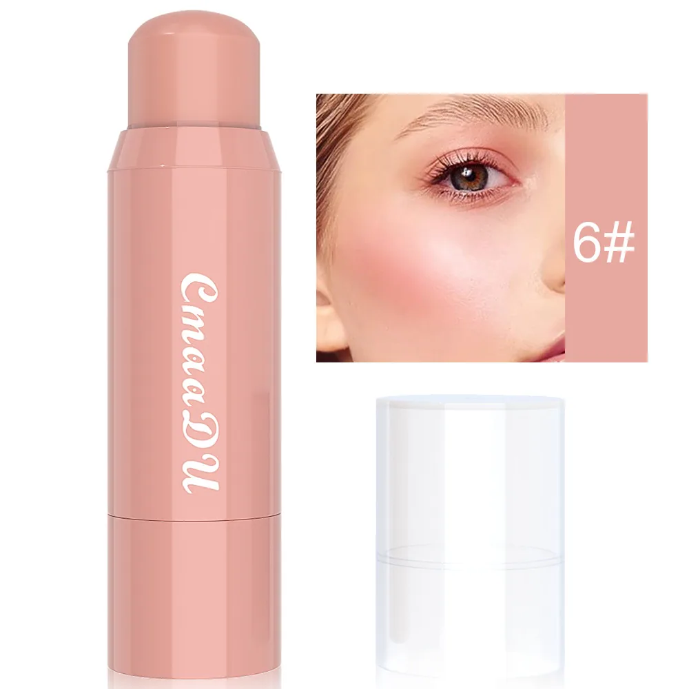 For foreign trade: CmaaDu 6 color powder blusher lipstick eye shadow 6