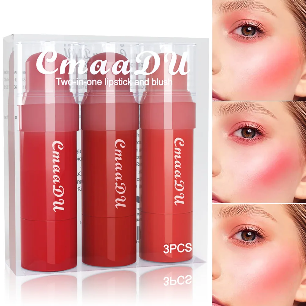 For foreign trade: CmaaDu 6 color powder blusher lipstick eye shadow