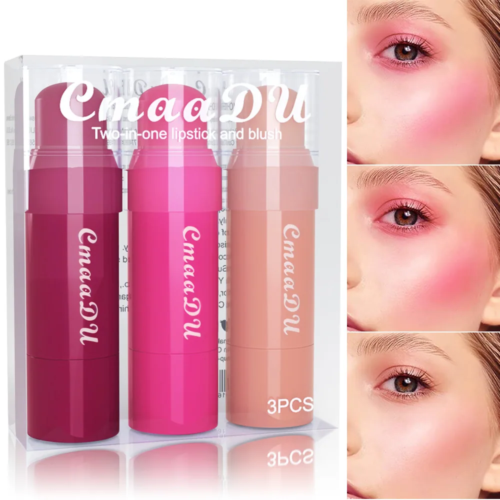 For foreign trade: CmaaDu 6 color powder blusher lipstick eye shadow 2