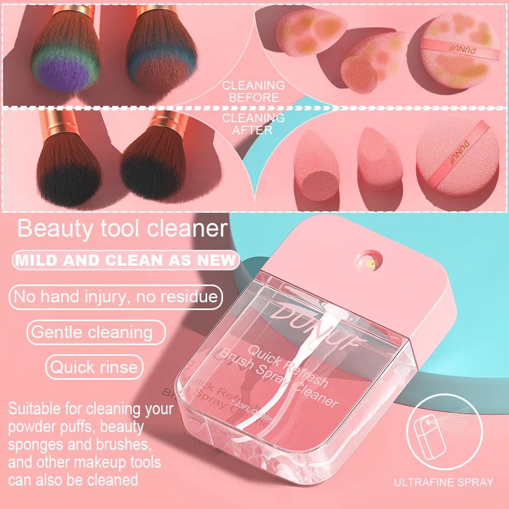 DUNUF35ML cosmetics spray tool cleaner for foreign trade 21