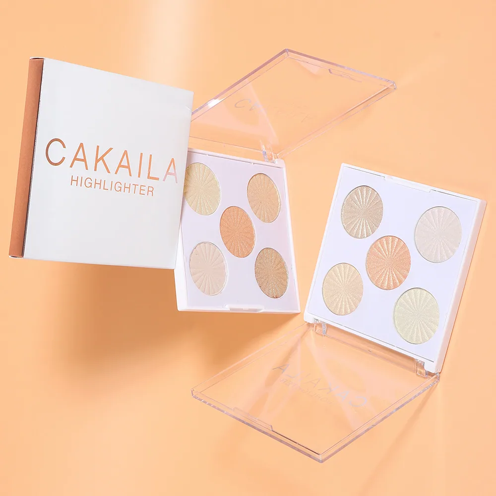 Foreign trade exclusive: CAKAILA 5-color baking powder, high gloss powder, and contouring powder 3