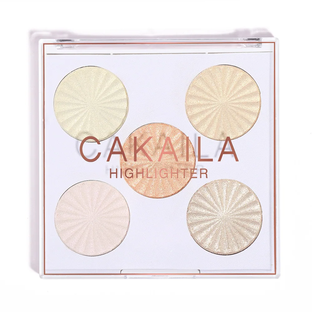 Foreign trade exclusive: CAKAILA 5-color baking powder, high gloss powder, and contouring powder 12